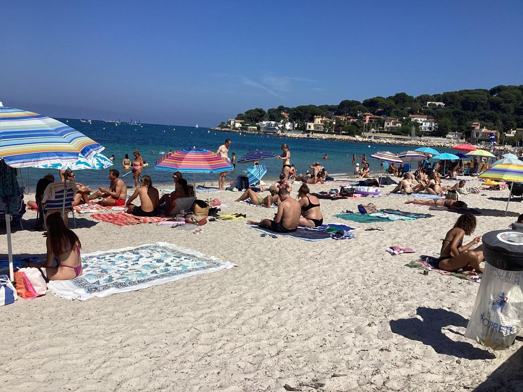 Ermitage studio, front de mer, plage 200m Antibes Eksteriør billede